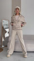 "POISON" Faux leather jacket CV2169-5 - BEIGE